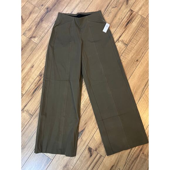 NWT Old Navy size small wide leg pull on pants olive green - Picture 1 of 5